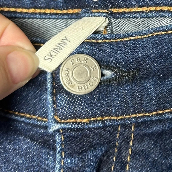 rag & bone Skinny Blue  Jeans in Heritage 27 - Picture 8 of 10